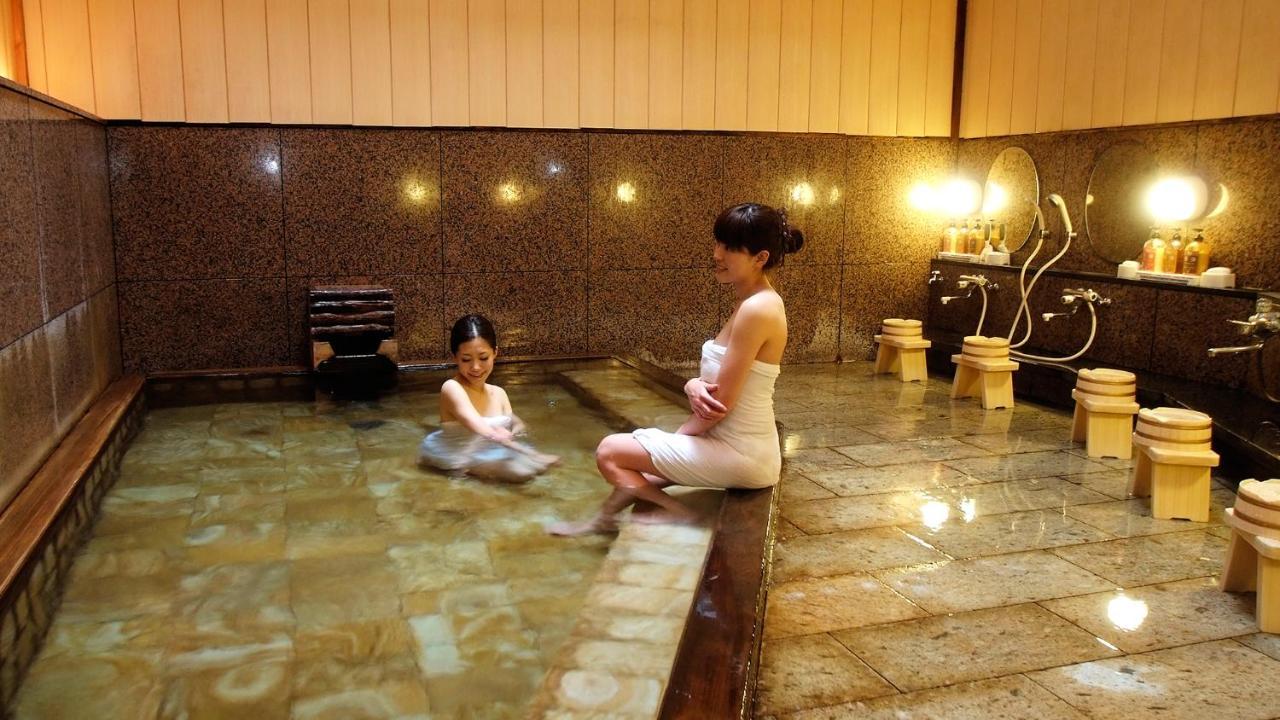 Mansuirou Hotell Misasa Exteriör bild