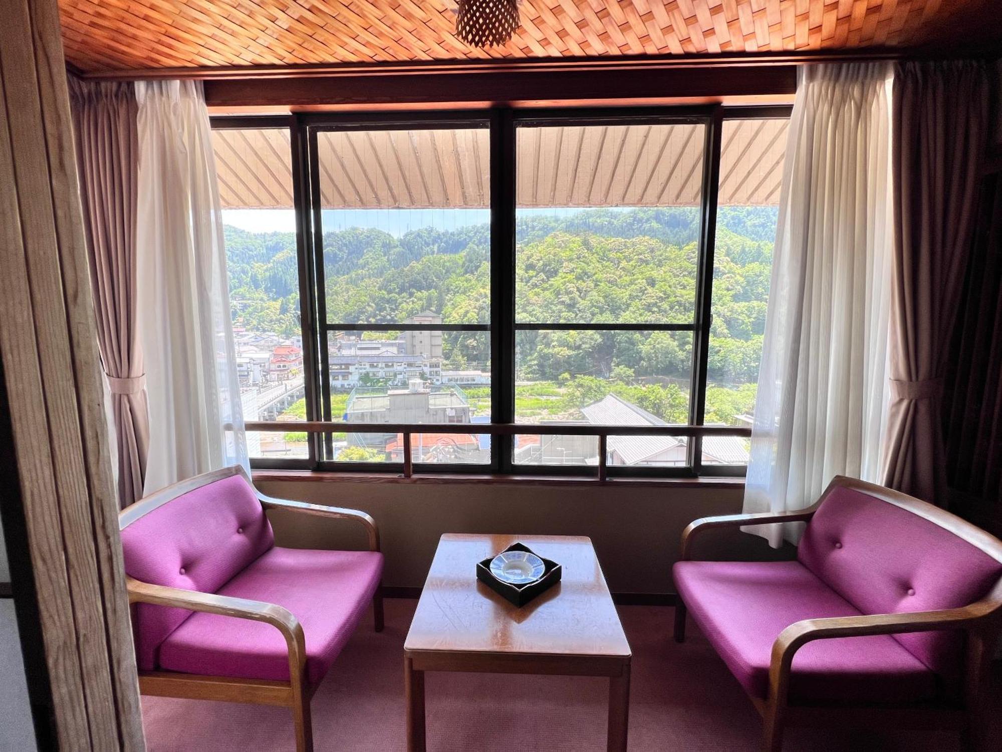 Mansuirou Hotell Misasa Exteriör bild