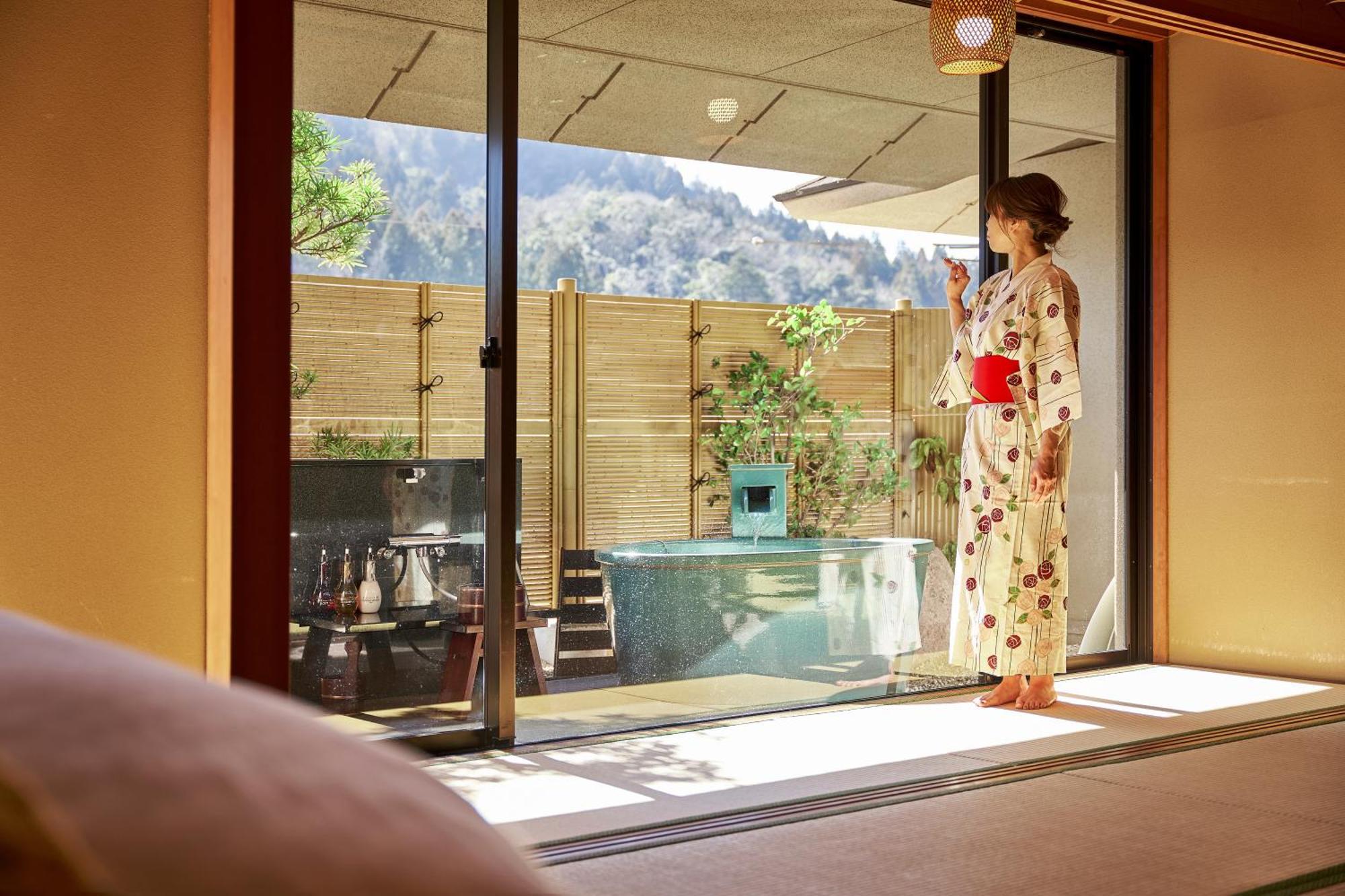 Mansuirou Hotell Misasa Exteriör bild