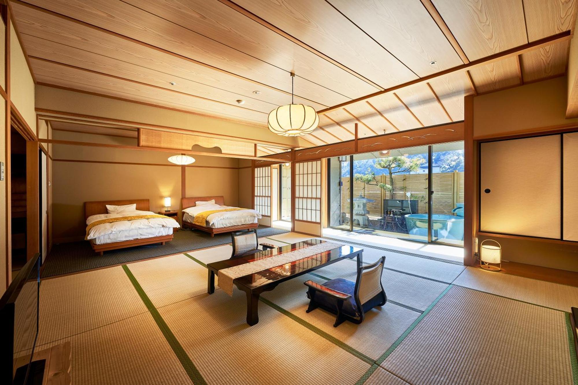 Mansuirou Hotell Misasa Exteriör bild