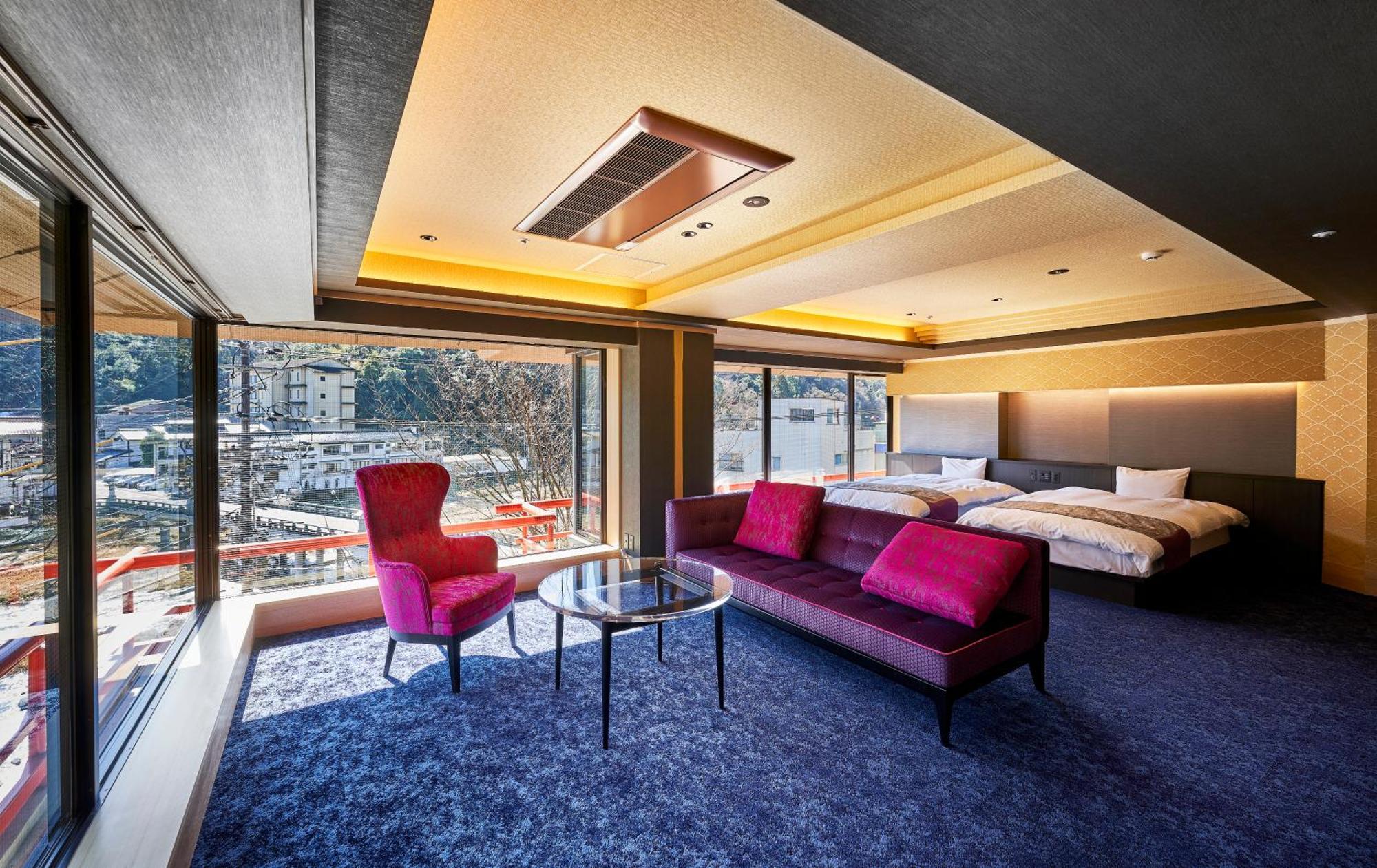 Mansuirou Hotell Misasa Exteriör bild
